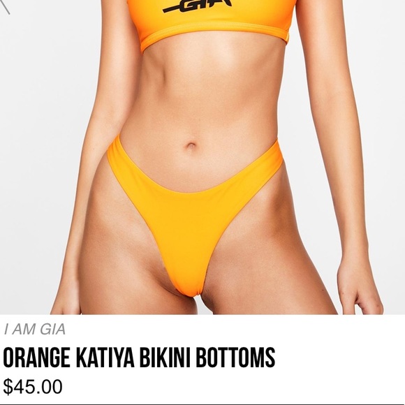 I.AM.GIA Other - NWT I.AM.GIA Katiya Bikini Bottoms Orange